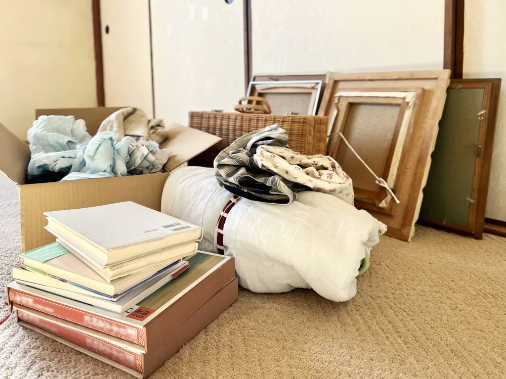不用品回収・空き家片付けの様子
